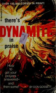 Cover of: There's dynamite in praise