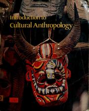 Cover of: Introduction to cultural anthropology by Elmer S. Miller