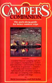 Cover of: The Camper's Companion: The Pack-Along Guide for Better Outdoor Trips (Foghorn Outdoors: Campers Companion)