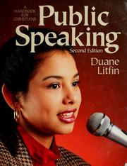 Cover of: Public speaking by A. Duane Litfin