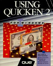 Cover of: Using Quicken 2 for Windows