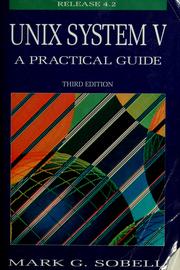 Cover of: UNIX System V: a practical guide