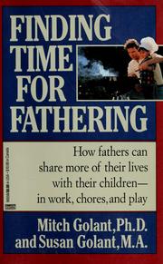 Cover of: Finding time for fathering