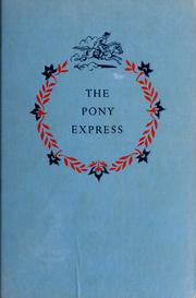 Cover of: The pony express