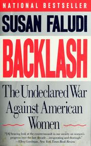 Cover of: Backlash: the undeclared war against American women