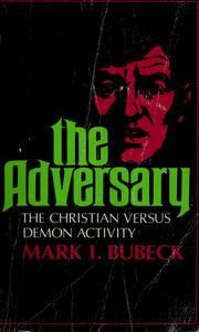 Cover of: The adversary by Mark I. Bubeck
