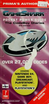 Cover of: Prima's authorized GameShark pocket power guide: the CodeBoy diaries.