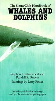 Cover of: The Sierra Club handbook of whales and dolphins