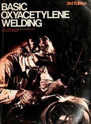 Cover of: Basic oxyacetylene welding