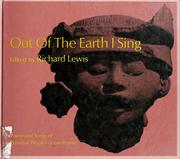 Cover of: Out of the earth I sing by Lewis, Richard