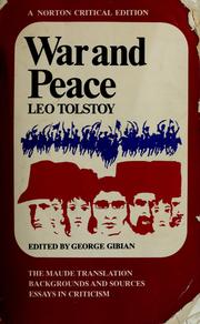 Cover of: War and peace