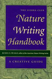 Cover of: The Sierra Club nature writing handbook: a creative guide