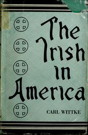 Cover of: The Irish in America. by Carl Frederick Wittke