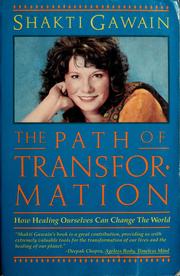 Cover of: The path of transformation by Shakti Gawain