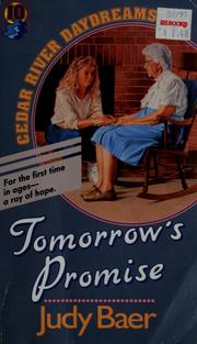 Cover of: Tomorrow's promise by Judy Baer
