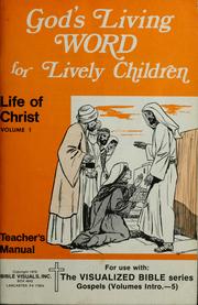 Cover of: God's living Word for lively children: teacher's manual