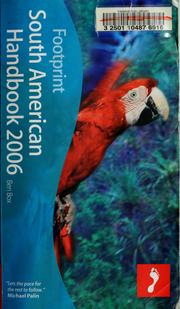 Cover of: South American handbook 2006