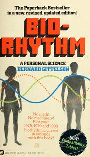 Cover of: Bio-Rhythm; A Personal Science by 