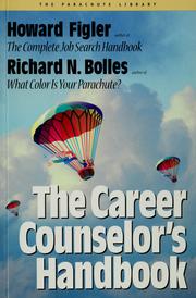 Cover of: The career counselor's handbook