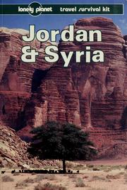 Cover of: Jordan & Syria by Damien Simonis