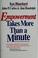 Cover of: Empowerment takes more than a minute