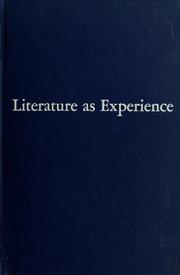 Cover of: Literature as experience