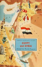Cover of: Egypt and Syria. by Alice Taylor