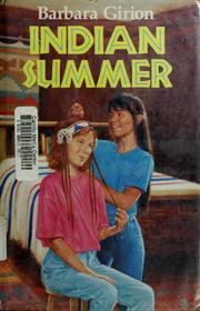Cover of: Indian summer by Barbara Girion
