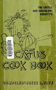Cover of: Cactus cook book