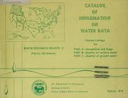 Cover of: Catalog of information on water data by Geological Survey (U.S.). Office of Water Data Coordination
