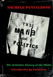 Cover of: The Mafia and politics.