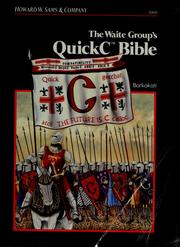 Cover of: The Waite Group's QuickC bible by Nabajyoti Barkakati