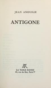Cover of: Antigone (French Language Edition) by Jean Anouilh