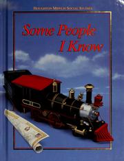 Cover of: Some people I know