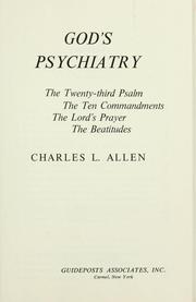 Cover of: God's psychiatry