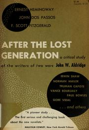 Cover of: After the lost generation