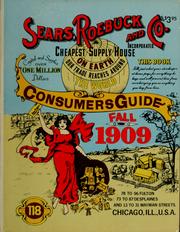 Cover of: 1909 catalog by Sears, Roebuck and Company