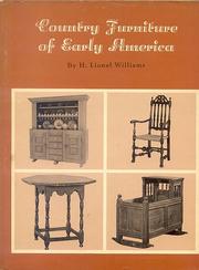 Cover of: Country Furniture of Early America