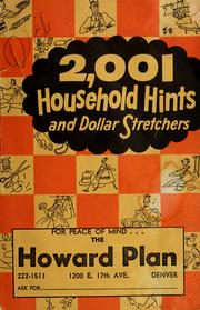 Cover of: 2001 household hints and dollar stretchers by Michael Gore