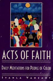 Cover of: Acts of faith: daily meditations for people of color