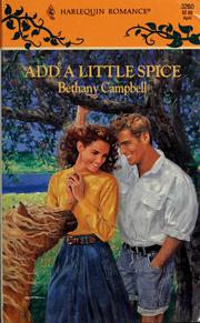 Cover of: Add A Little Spice (Harlequin Romance No, 3260)