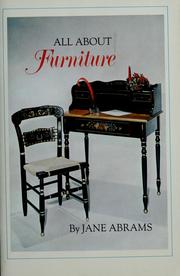 Cover of: All about furniture