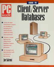 Cover of: PC magazine guide to client/server databases