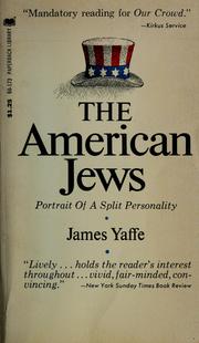 Cover of: The American Jews: portrait of a split personality