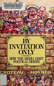 Cover of: By invitation only by David Croteau
