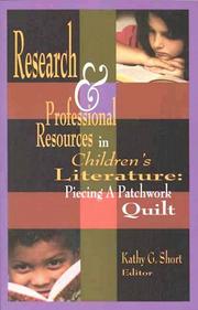 Cover of: Research & professional resources in children's literature by Kathy G. Short, editor.