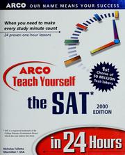 Cover of: ARCO teach yourself the SAT in 24 hours by Nicholas Falletta
