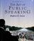 Cover of: The  art of public speaking