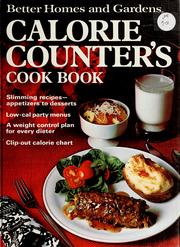 Cover of: Better homes and gardens calorie counter's cook book. by 