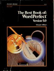 Cover of: The  best book of--WordPerfect, Version 5.0